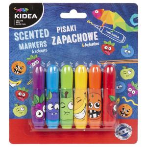 Kidea Scented Markers 6 Colours