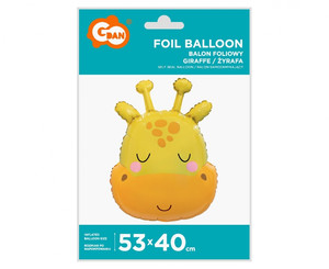 Foil Balloon Giraffe 53cm
