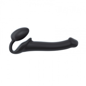 Strap-on-me Silicone Bendable Dildo Black M