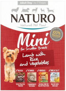Naturo Adult Mini Dog Wet Food Lamb with Rice & Vegetables 150g
