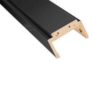 Adjustable Interior Door Frame Header 100-140mm 60, premium black