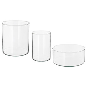 CYLINDER Vase/bowl, set of 3