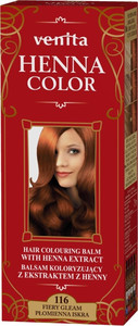 VENITA Henna Color Herbal Hair Colouring Balm - 116 Fiery Spark
