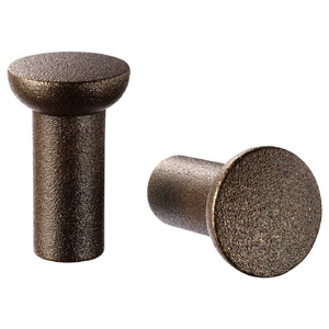 NYDALA Knob, bronze-colour, 16 mm, 2 pack