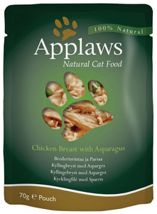 Applaws Natural Cat Food Chicken Breast with Asparagus in Broth 70g