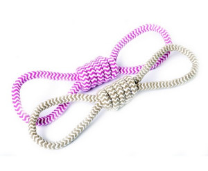 Dingo Dog Rope Toy, 1pc, pink