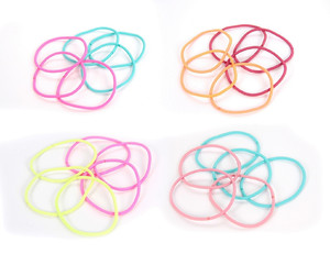 Hair Band, assorted colours, 6pcs