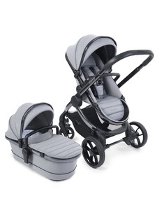iCandy Peach 7 Designer Pushchair and Carrycot Light Grey - Complete Bundle