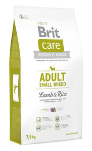 Brit Care Dog Food New Adult Small Breed Lamb & Rice 7.5kg