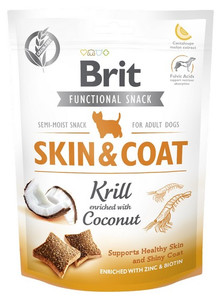 Brit Functional Snack for Adult Dogs Skin&Coat Krill with Coconut 150g