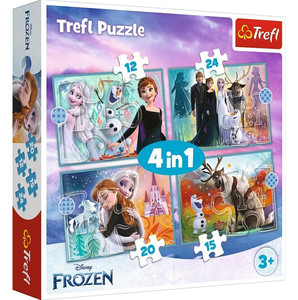 Trefl Children's Puzzle 4in1 Frozen 3+