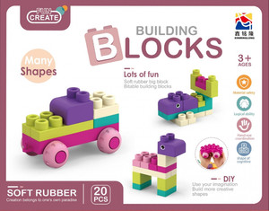 Building Blocks Junior Soft 20pcs 3+