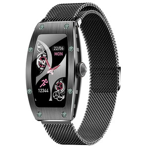 Kumi Smartwatch K18 Svarovski, black