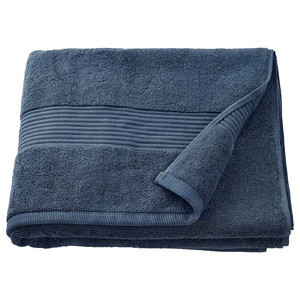 FREDRIKSJÖN Bath towel, dark blue, 70x140 cm