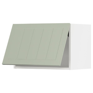 METOD Wall cabinet horizontal, white/Stensund light green, 60x40 cm