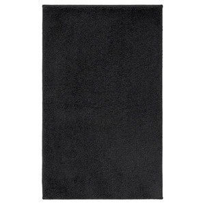 BACKMÅRA Bath mat, black, 50x80 cm