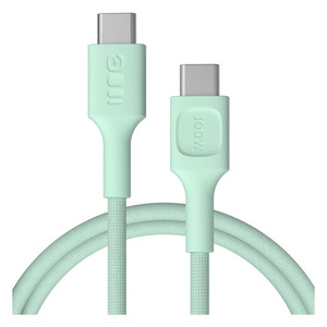 GREEN CELL Cable USB-C-USB-C PowerStream 100W, braid, 1.2m, green