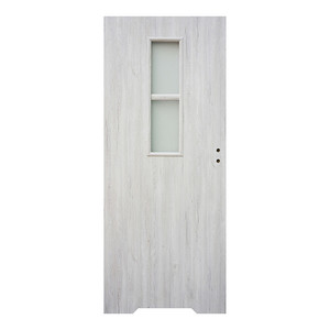 Internal Door, Undercut, Olga 70, left, silver oak