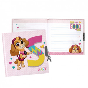 Secret Diary with Lock & Key Paw Patrol