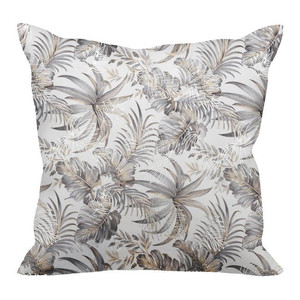 Cushion Rodos 40 x 40 cm, white, silver