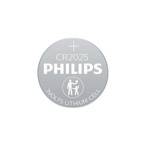 Philips CR2025 Lithium Battery 3.0V 20x2.5
