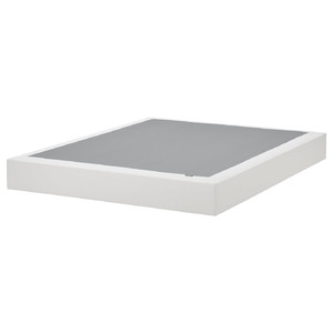 LYNGÖR Sprung mattress base, white, 140x200 cm