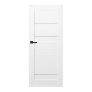 Non-rebated Internal Door Trame 80, right, white