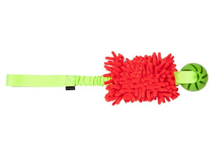 Dingo Dog Toy Bungee Tug Toy with Mop and Ball, 1pc, pink