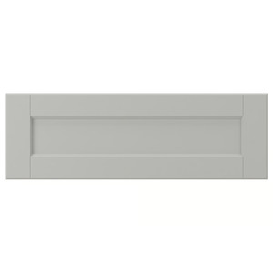 LERHYTTAN Drawer front, light grey, 60x20 cm