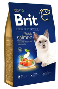 Brit Premium By Nature Cat Adult Salmon Dry Food 300g