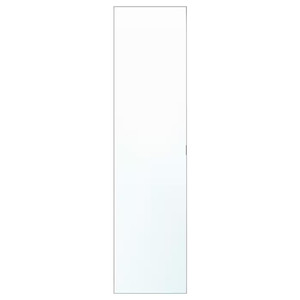 ÅHEIM Door with hinges, mirror glass, 50x195 cm