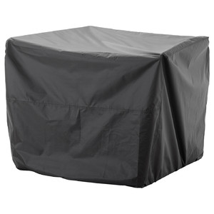 TOSTERÖ Cover for outdoor furniture, sofa/black, 109x85 cm