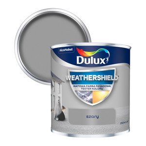 Dulux Colour Tester Weathershield Exterior Paint 250ml grey