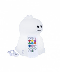 Mesmed Silicone Bedside Lamp with Remote MM028 Dino