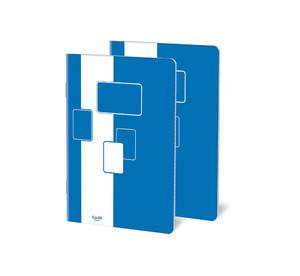 Notebook A5 60 Sheets Checkered Bantex Budget 10-pack