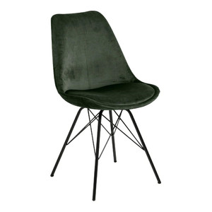 Chair Eris, velvet, green