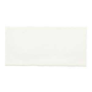 Glazed Tile Vernisse GoodHome 7.5 x 15 cm, white, 0.9 m2