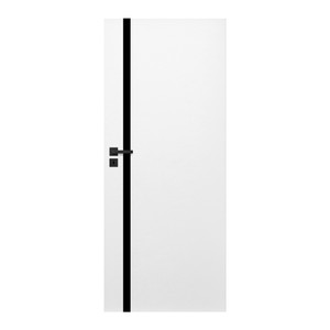 Internal Door Exmoor 70, right, white, black line