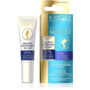 Eveline Egyptian Miracle Regenerating & Soothing Lip Balm-Compress Natural