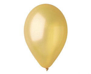 Balloons Metallic 12" 100pcs, gold