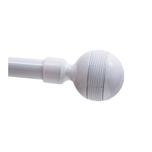 Curtain Pole Finial Gabi 19 mm, white