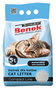 Cat Litter Super Benek Compact (blue) 5L