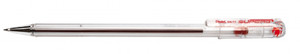 Pentel Superb Ballpoint Pen 0.7mm BK77, 12pcs, red