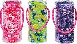 Fancy Beads 1pc, assorted colours, 3+