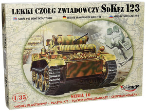Mirage Plastic Model Kit SdKfz 123 Light Scout Tank 14+