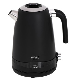 Adler Electric Kettle 2200W 1.7l with Temperature Control AD 1295, black