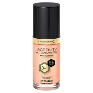 Max Factor Foundation Facefinity All Day Flawless 3in1 Vegan no. C50 Natural Rose 30ml