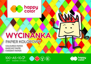 Happy Color Coloured Paper A5 10 Pages 10pcs