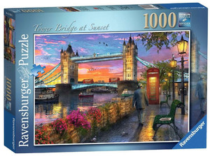 Ravensburger Jigsaw Puzzle Sunset over Tower Bridge 1000pcs 14+