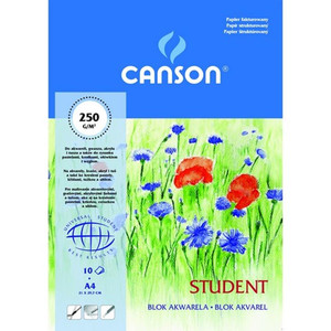 Canson Watercolour Pad A4 250g 10 Sheets